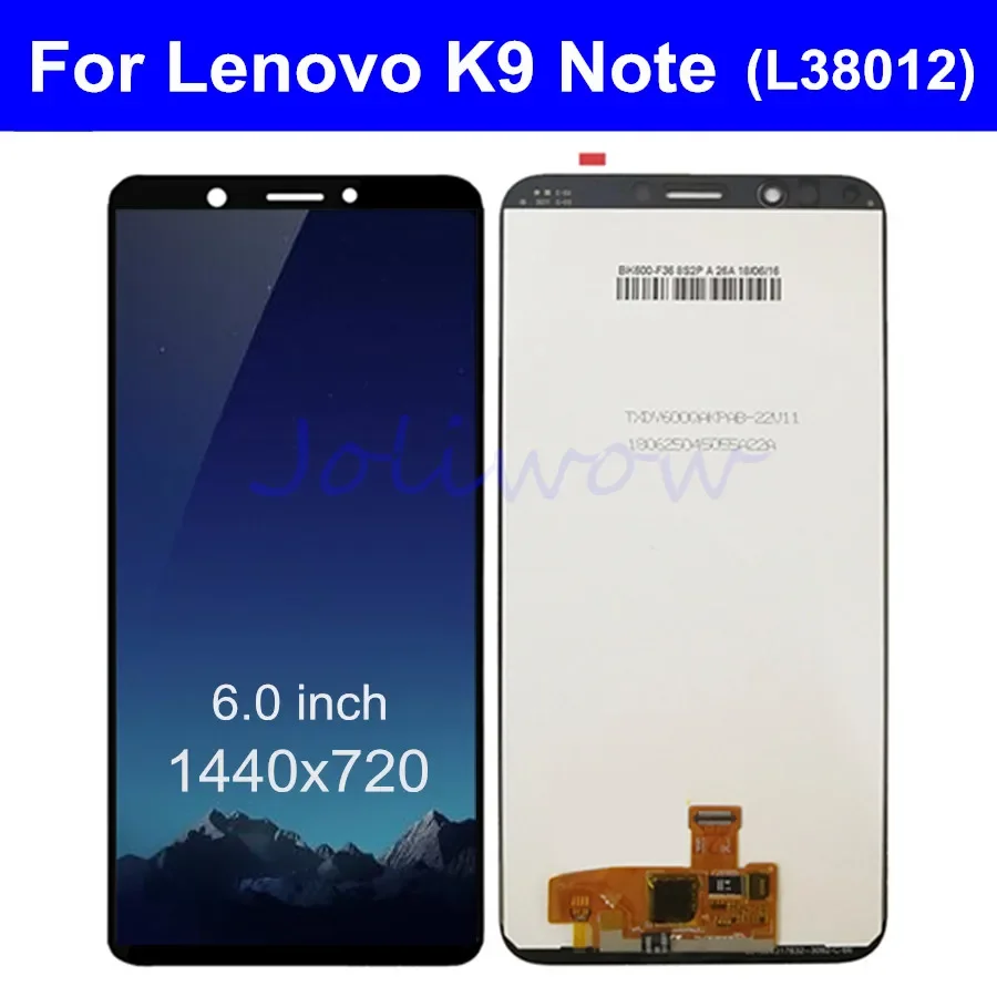 6.0" For Lenovo K9 Note L38012 LCD Display Touch Screen Sensor Digitizer Assembly for Lenovo L38012 K9 NOTE lcd
6.0" For Lenovo K9 Note L38012 LCD Display Touch Screen Sensor Digitizer Assembly for Lenovo L38012 K9 NOTE lcd