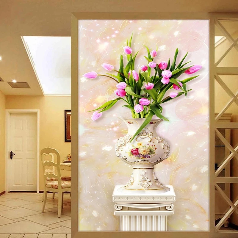 Customized product 3D Stereo Relief Jade Tulip Vase Wallpaper Roman Column Entrance Mural Living Room Hotel European Style mural
Customized product 3D Stereo Relief Jade Tulip Vase Wallpaper Roman Column Entrance Mural Living Room Hotel European Style mural