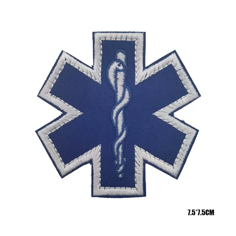 Paramedic Medical Rescue Embroidered Patch, Star of Life EMS Tactical Morale Badge, Hook and Loop, for Jacket Backpack
Paramedic Medical Rescue Embroidered Patch, Star of Life EMS Tactical Morale Badge, Hook and Loop, for Jacket Backpack
