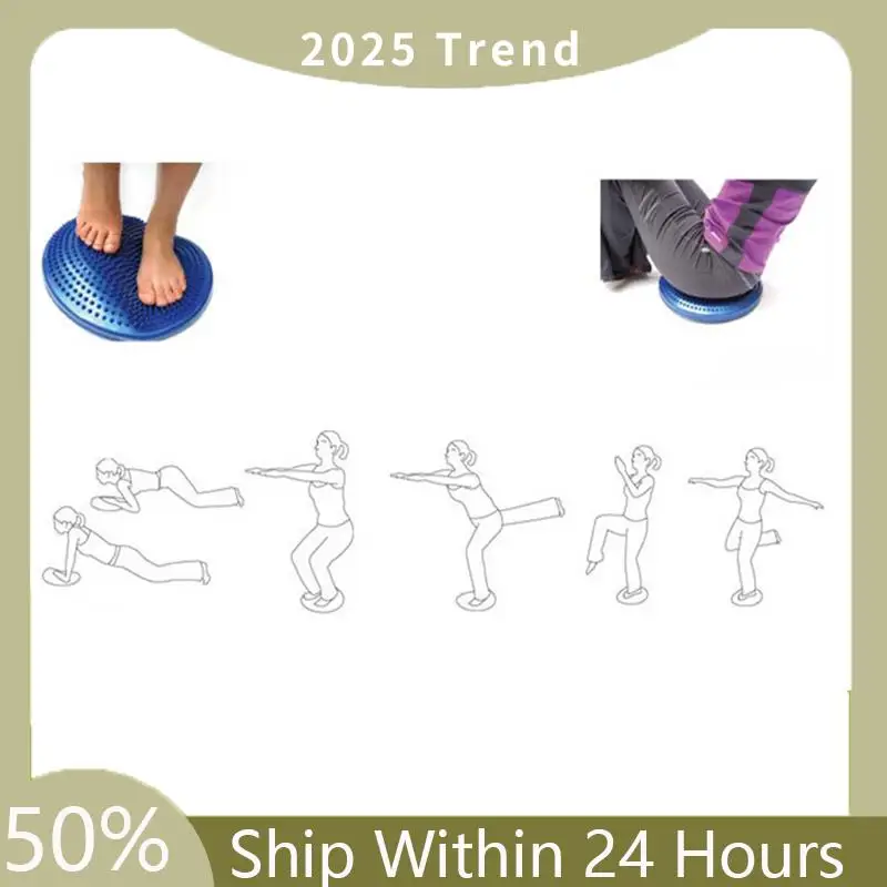 A35F New Yoga Balls Massage Pad Inflatable Balance Cushion Disc Mat Fitness Exercise Training Ball Rehabilitation Pad
A35F New Yoga Balls Massage Pad Inflatable Balance Cushion Disc Mat Fitness Exercise Training Ball Rehabilitation Pad
