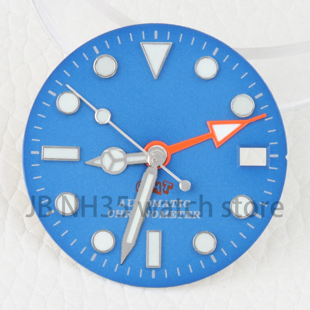 28.5mm Dial NH34 Sterile Dial For GMT Hands Green Luminous yellow black blue Watch Dial For NH34 Movement Watch Accessories
28.5mm Dial NH34 Sterile Dial For GMT Hands Green Luminous yellow black blue Watch Dial For NH34 Movement Watch Accessories