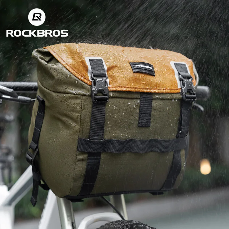 ROCKBROS 24L велосипедная сумка на передний руль, водонепроницаемая расширяемая сумка на плечо, универсальная большая вместимость, портативные аксессуары для велосипеда
ROCKBROS 24L велосипедная сумка на передний руль, водонепроницаемая расширяемая сумка на плечо, универсальная большая вместимость, портативные аксессуары для велосипеда