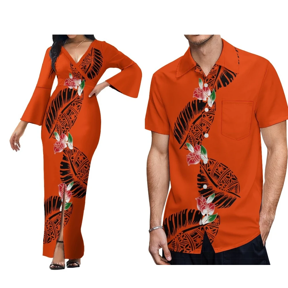 2023 New Polynesian design v-neck fork dress Flare sleeve dress samoa dress Family set Couple Wear
2023 New Polynesian design v-neck fork dress Flare sleeve dress samoa dress Family set Couple Wear