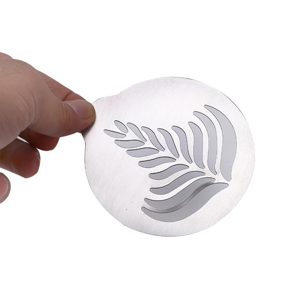 5Pcs Coffee Latte Mold 8 5cm Diameter Cappuccino Stencil Stainless Steel Cake Decorating Tools Kitchen Bar Accessories
5Pcs Coffee Latte Mold 8 5cm Diameter Cappuccino Stencil Stainless Steel Cake Decorating Tools Kitchen Bar Accessories