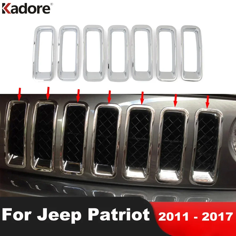 Front Center Grille Grills Cover Trim For Jeep Patriot 2011 2012 2013 2014 2015 2016 2017 Chrome Car Grill Grid Trim Accessories
Front Center Grille Grills Cover Trim For Jeep Patriot 2011 2012 2013 2014 2015 2016 2017 Chrome Car Grill Grid Trim Accessories