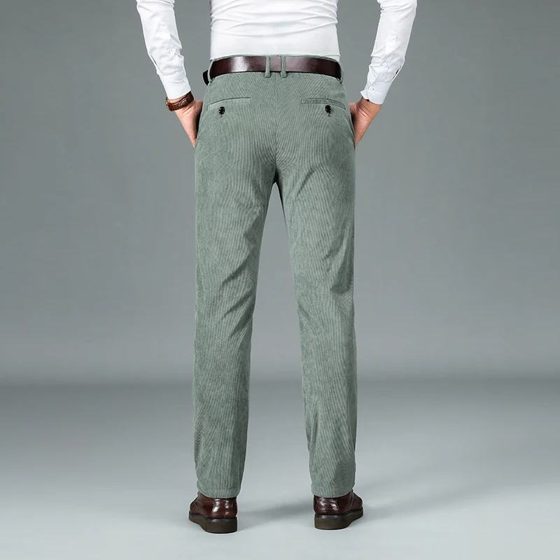 Spring and Autumn Lantern Velvet Men's Business Casual Pants Straight Tube Versatile Black Coffee Army Green Pants
Spring and Autumn Lantern Velvet Men's Business Casual Pants Straight Tube Versatile Black Coffee Army Green Pants