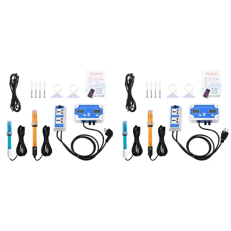 ABKD W2839 3-In-1 Wifi Water Quality Detector PH/ORP/TEMP Electrode BNC Type Probe For Aquarium Hydroponics
ABKD W2839 3-In-1 Wifi Water Quality Detector PH/ORP/TEMP Electrode BNC Type Probe For Aquarium Hydroponics