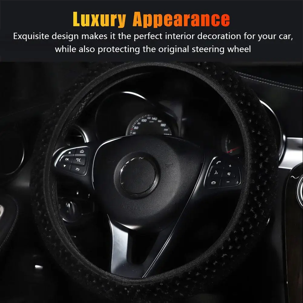 Steering Wheel Cover Portable Non-slip Fashionable Inner Accessories,car Cover Velvet Car Wheel Little Without Winter Plush O8q7
Steering Wheel Cover Portable Non-slip Fashionable Inner Accessories,car Cover Velvet Car Wheel Little Without Winter Plush O8q7