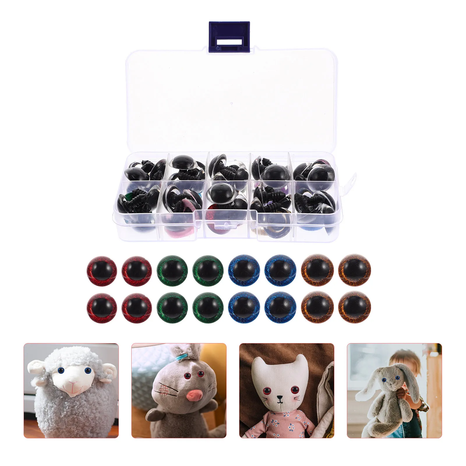 1Set Safety Eyes Plastic Simulation Large Eyes Washers for Crochet Stuffed Animal DIY Craft Accessories Black Plastic Safety Eye
1Set Safety Eyes Plastic Simulation Large Eyes Washers for Crochet Stuffed Animal DIY Craft Accessories Black Plastic Safety Eye