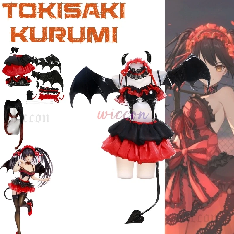 DATE A LIVE Tokisaki Kurumi One Character With Little Devil Swimsuit Rabbit Girl Most Wicked Elf Cosplay Costume Anime Full Suit
DATE A LIVE Tokisaki Kurumi One Character With Little Devil Swimsuit Rabbit Girl Most Wicked Elf Cosplay Costume Anime Full Suit