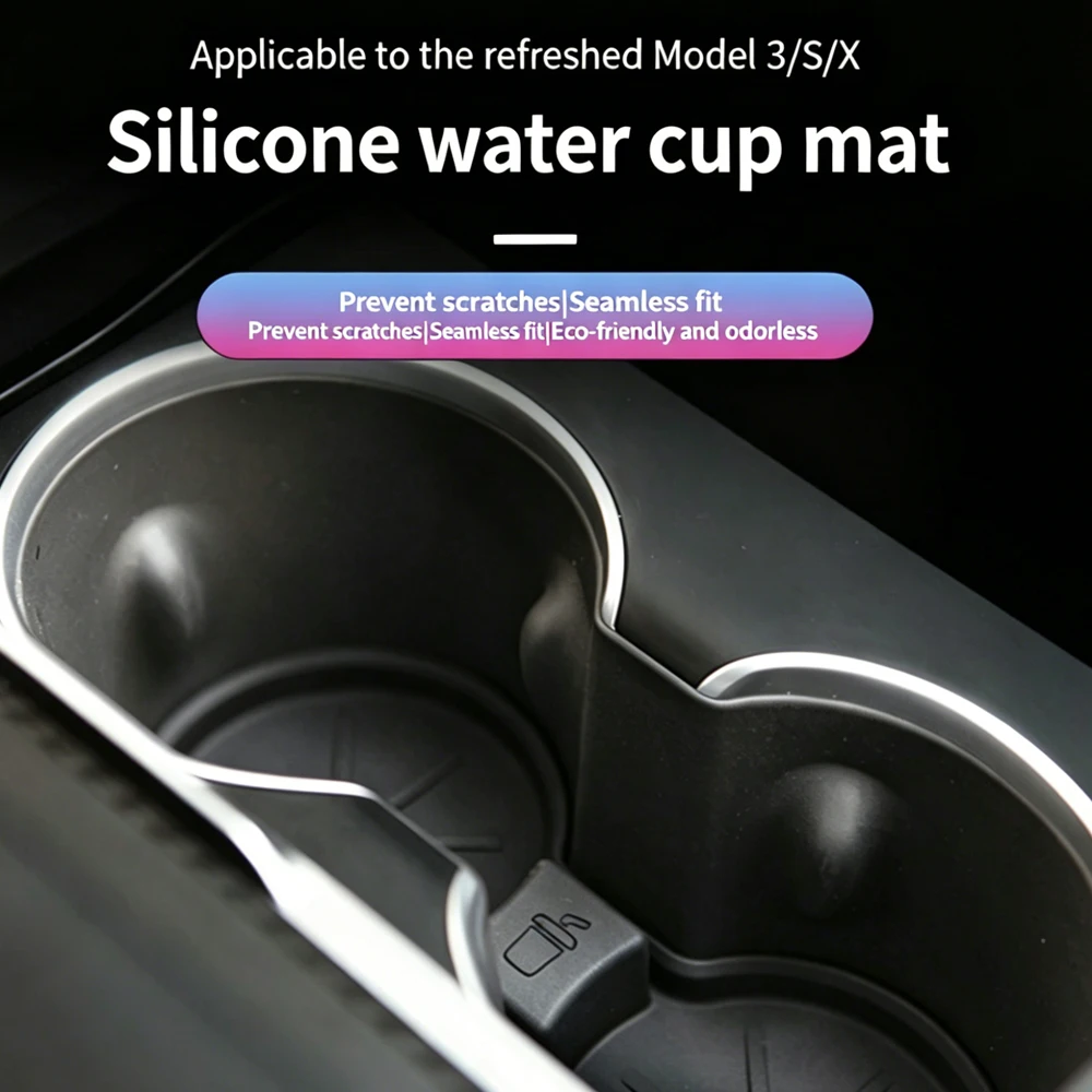 Center Console Cup Holder Anti-Slip Silicone Pad For Tesla New Model 3 S X Custom Fit Car Water Cup Mat Interior Accessories
Center Console Cup Holder Anti-Slip Silicone Pad For Tesla New Model 3 S X Custom Fit Car Water Cup Mat Interior Accessories