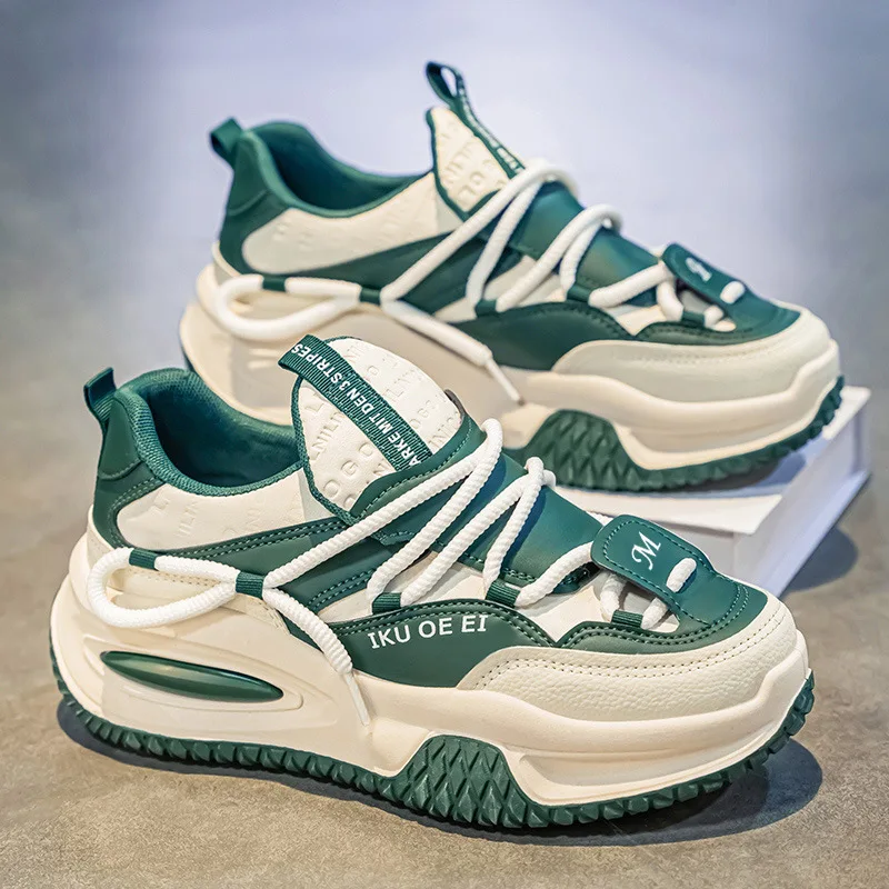 High-quality Men's Sneakers Wear Resistant Lightweight Platform Sneakers for Men Trendy Comfortable Soft Sole Men Shoe Кроссовки
High-quality Men's Sneakers Wear Resistant Lightweight Platform Sneakers for Men Trendy Comfortable Soft Sole Men Shoe Кроссовки