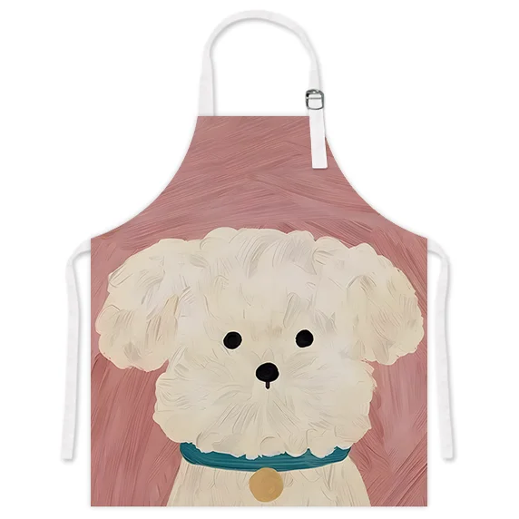 Adorable Cartoon Dog Apron Adjustable Kitchen Cooking Oil Resistant Overalls Baking Egg Frng Apron Breathable Linen Material
Adorable Cartoon Dog Apron Adjustable Kitchen Cooking Oil Resistant Overalls Baking Egg Frng Apron Breathable Linen Material