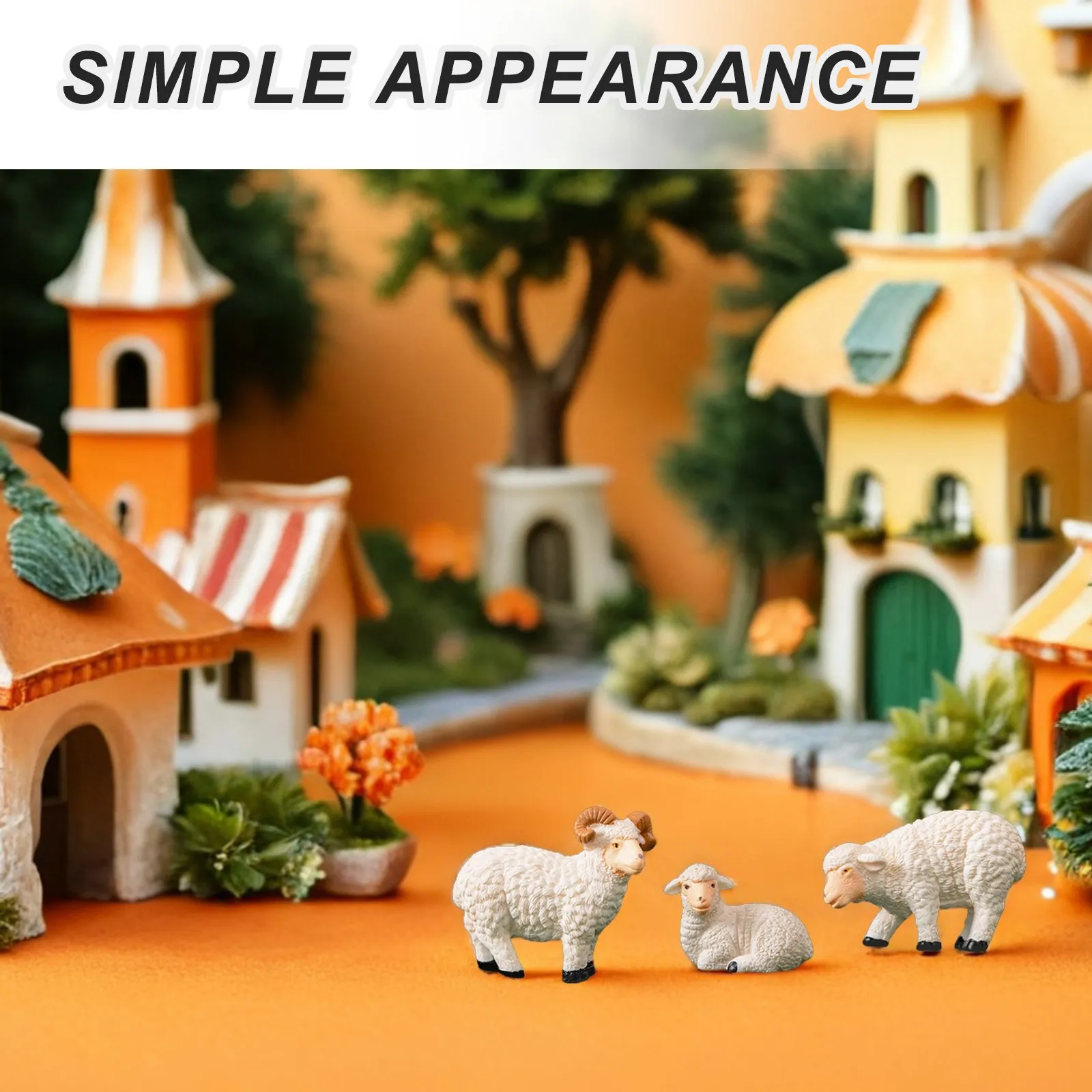 6Pcs Cartoon Resin Sheep Miniature Decorative Animals Mini Garden Bonsai Home Office Tabletop Outdoor Decor Goat Figurine
6Pcs Cartoon Resin Sheep Miniature Decorative Animals Mini Garden Bonsai Home Office Tabletop Outdoor Decor Goat Figurine