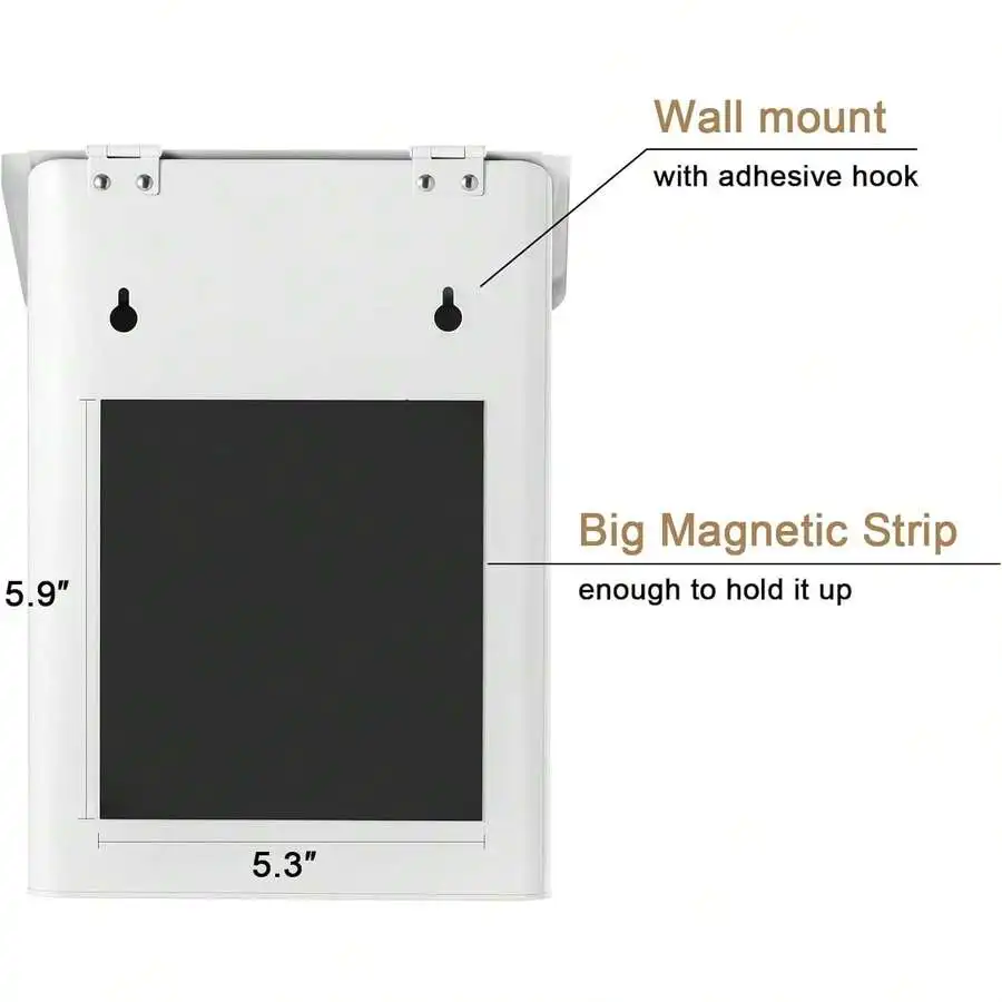 Magnetic Wall Mounted Lint Bin For Laundry Room With Lid White
Magnetic Wall Mounted Lint Bin For Laundry Room With Lid White