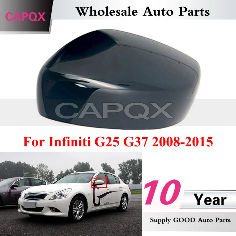 CAPQX Car Outside Rearview Mirror Cover For Infiniti G25 G37 2008-2015 Side Mirror Shell Side Mirror Cap
CAPQX Car Outside Rearview Mirror Cover For Infiniti G25 G37 2008-2015 Side Mirror Shell Side Mirror Cap