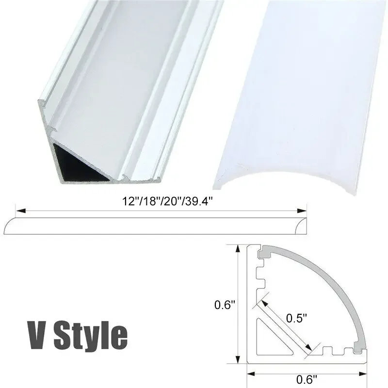 For LED Strip Light Under Cabinet Night Lamp Kitchen 20Pcs 100cm U/V/YW Shape Aluminum LED Channel Track Holder 1.8cm Wide
For LED Strip Light Under Cabinet Night Lamp Kitchen 20Pcs 100cm U/V/YW Shape Aluminum LED Channel Track Holder 1.8cm Wide