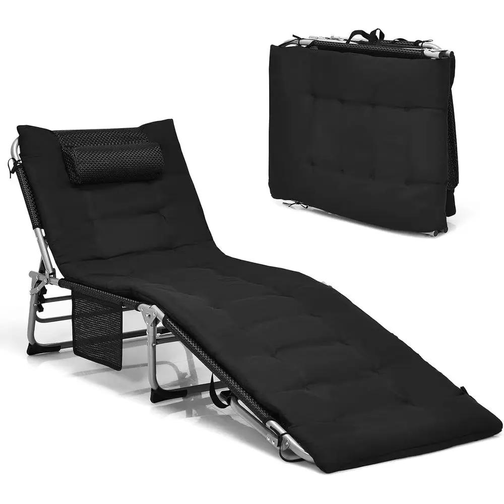 2-in-1 Adjustable Patio Chaise Lounge with Detachable Mattress and Pillow, Suitable for Camping, Tanning, and Outdoor Relaxation
2-in-1 Adjustable Patio Chaise Lounge with Detachable Mattress and Pillow, Suitable for Camping, Tanning, and Outdoor Relaxation