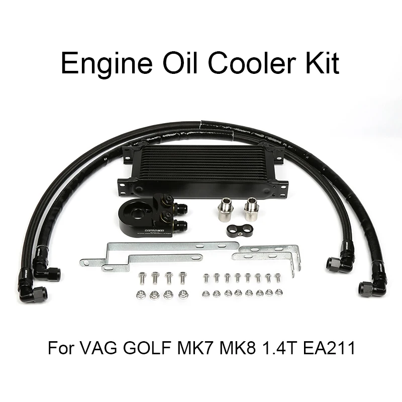 Engine Oil Cooler Kit For VAG 1.4TSI EA211 Engine Auto-manual Oil Filter Housing Cooling Golf MK7 MK8 Radiator BB-OCK-112
Engine Oil Cooler Kit For VAG 1.4TSI EA211 Engine Auto-manual Oil Filter Housing Cooling Golf MK7 MK8 Radiator BB-OCK-112