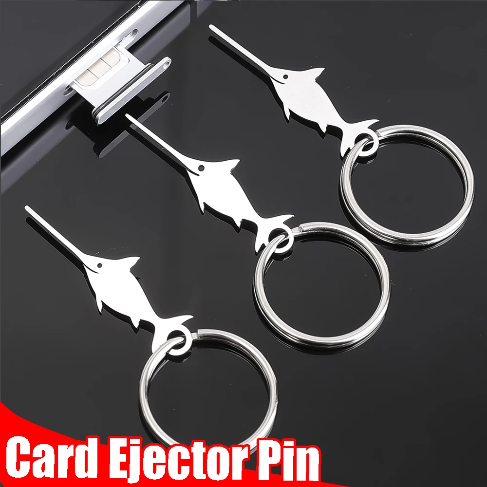 Swordfish Shape Stainless Steel Needle for Smartphone Sim Card Tray Removal Universal Card Ejector Pin for IPhone/Samsung/Huawei
Swordfish Shape Stainless Steel Needle for Smartphone Sim Card Tray Removal Universal Card Ejector Pin for IPhone/Samsung/Huawei