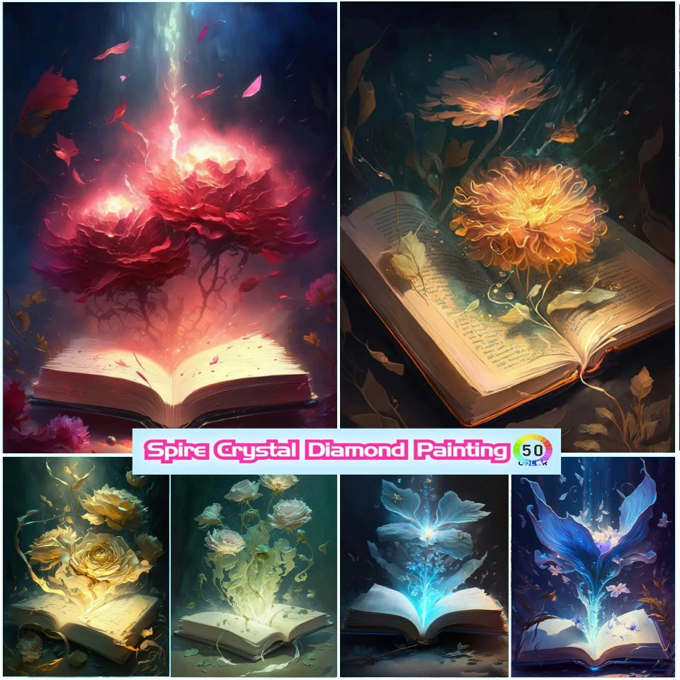 Fantasy Flower Flame Book 5D Crystal Diamond Painting Butterfly Romantic Rose Diy Full Drill Cross Stitch Kits Home Decor Gifts
Fantasy Flower Flame Book 5D Crystal Diamond Painting Butterfly Romantic Rose Diy Full Drill Cross Stitch Kits Home Decor Gifts