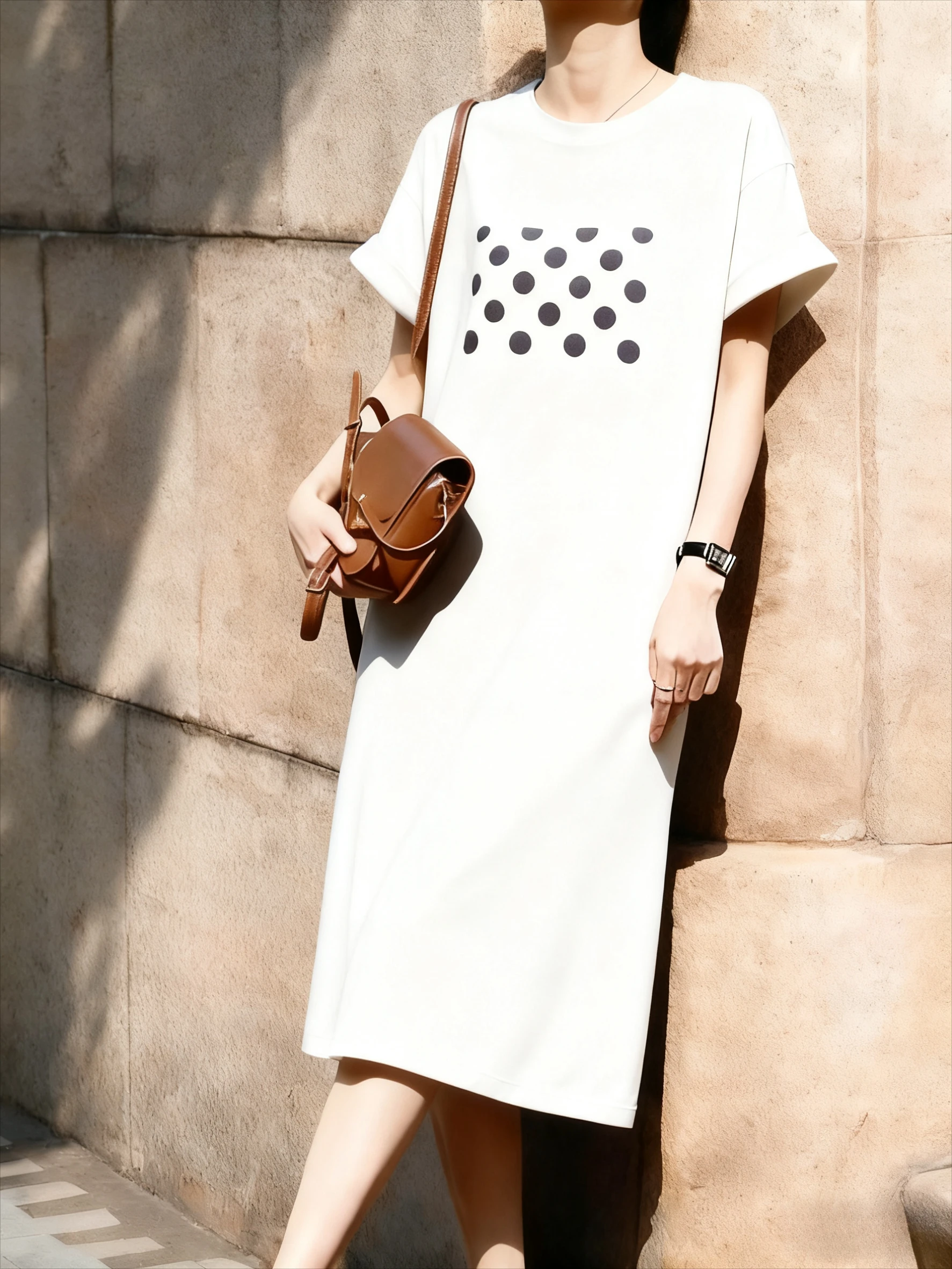 Polka Point Pattern Casual Short Sleeved Sports Dress Mid Length Over Knee Dress Sports Leisure Summer Y2K Minimalism Long Tees
Polka Point Pattern Casual Short Sleeved Sports Dress Mid Length Over Knee Dress Sports Leisure Summer Y2K Minimalism Long Tees