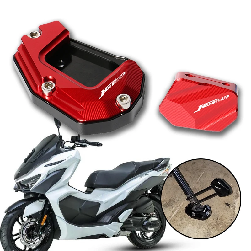 Motorcycle Side Stand Enlarge Fit For SYM JETsl125 JETSL150 JET 125SL 150SL 2022 CNC Side Stand Support Foot Kick Enlarger Cover
Motorcycle Side Stand Enlarge Fit For SYM JETsl125 JETSL150 JET 125SL 150SL 2022 CNC Side Stand Support Foot Kick Enlarger Cover