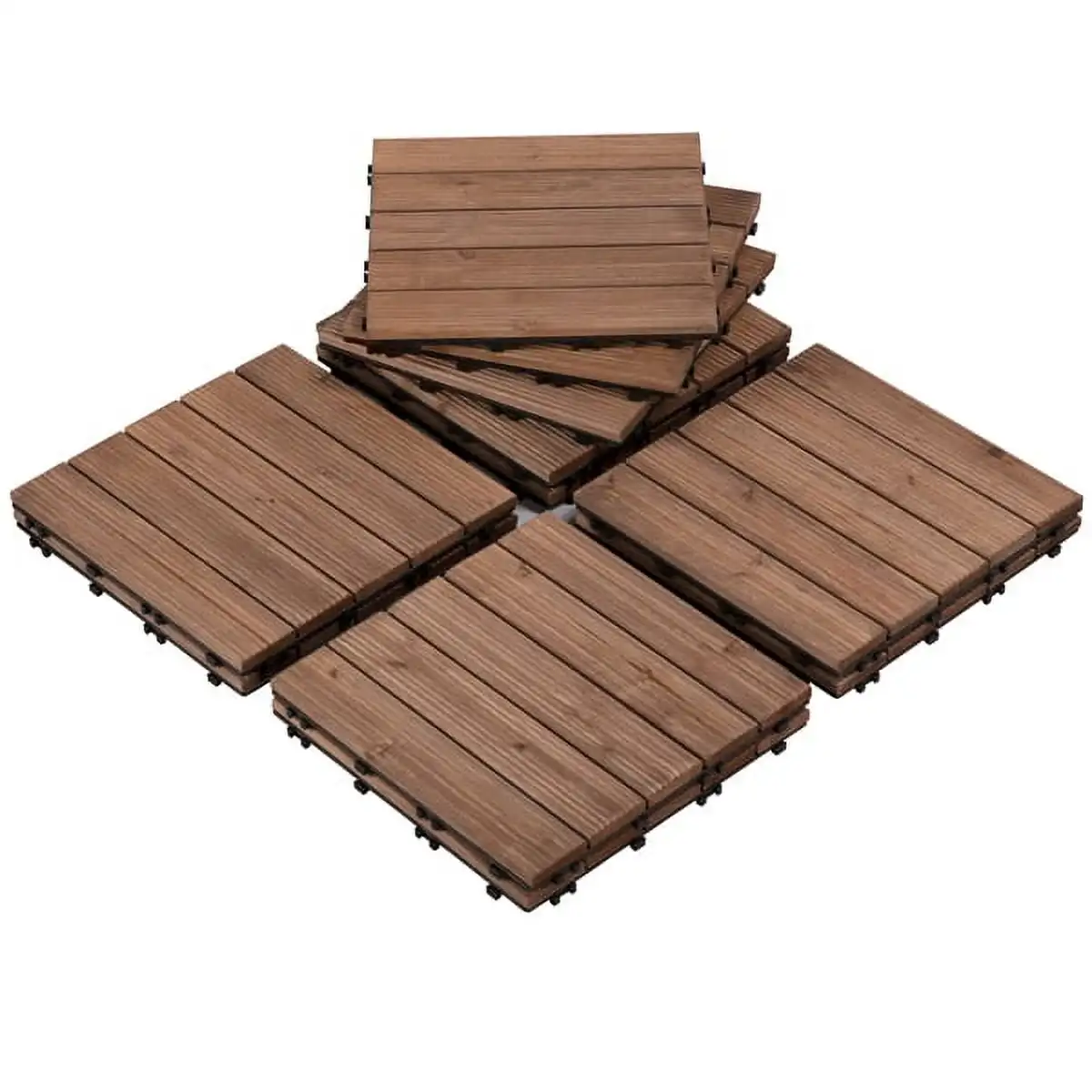 Renwick 12 x 12 дюймов, блокируемая деревянная напольная плитка, для улицы и помещения, 11 шт., коричневые напольные материалы
Renwick 12 x 12 дюймов, блокируемая деревянная напольная плитка, для улицы и помещения, 11 шт., коричневые напольные материалы