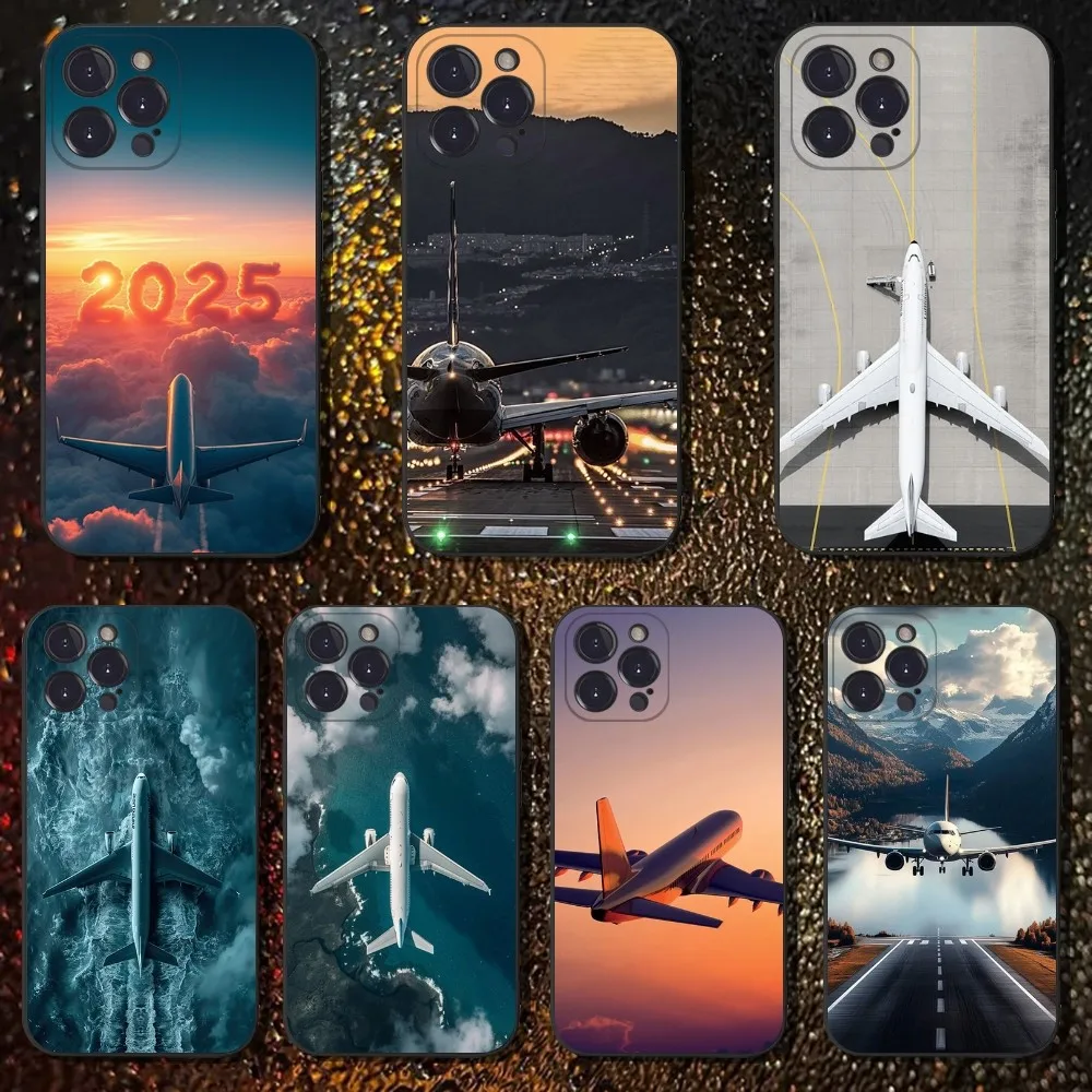 Airplane Plane Phone Case For iPhone 16,15,14,13,12,11 Plus,Pro Max,XS,X,XR,SE,Mini,8,7,Soft Silicone Black Cover
Airplane Plane Phone Case For iPhone 16,15,14,13,12,11 Plus,Pro Max,XS,X,XR,SE,Mini,8,7,Soft Silicone Black Cover