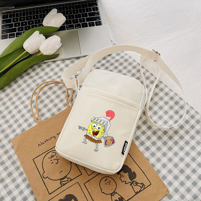 Cute SpongeBobs Women Mobile Phone Shoulder Bag Cute Anime Print Street Casual Strap Small Packet Case Y2K Kawaii Girl Hand Bags
Cute SpongeBobs Women Mobile Phone Shoulder Bag Cute Anime Print Street Casual Strap Small Packet Case Y2K Kawaii Girl Hand Bags