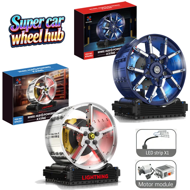 857PCS Or 578PCS Super Car Wheel Hub Model Building Blocks With Power Motor Construction Bricks Toy Gift For Car Enthusiasts
857PCS Or 578PCS Super Car Wheel Hub Model Building Blocks With Power Motor Construction Bricks Toy Gift For Car Enthusiasts
