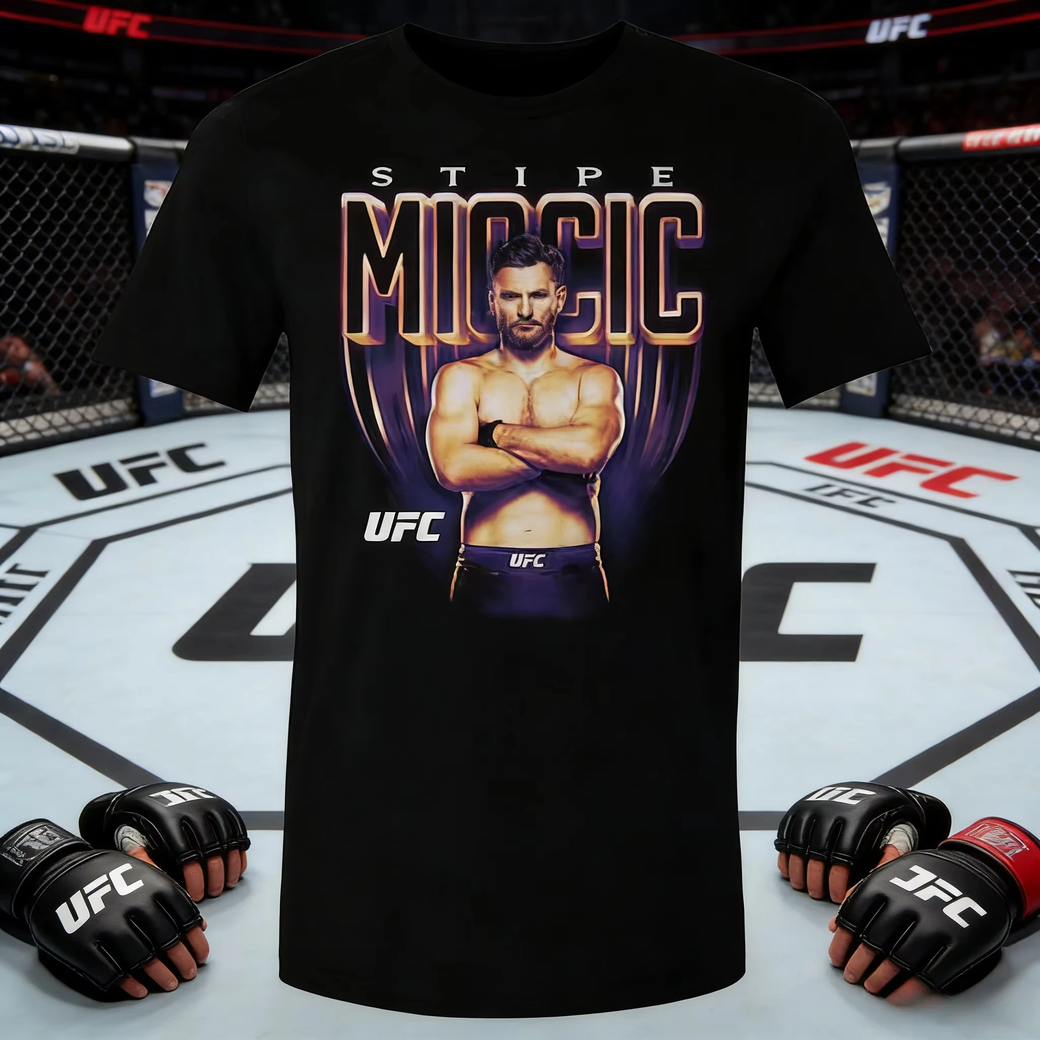 UFC Stipe Miocic 2026 Summer Pure Cotton Printed Loose Fashionable Extra Large T-Shirt Suitable for Both Men and Women
UFC Stipe Miocic 2026 Summer Pure Cotton Printed Loose Fashionable Extra Large T-Shirt Suitable for Both Men and Women
