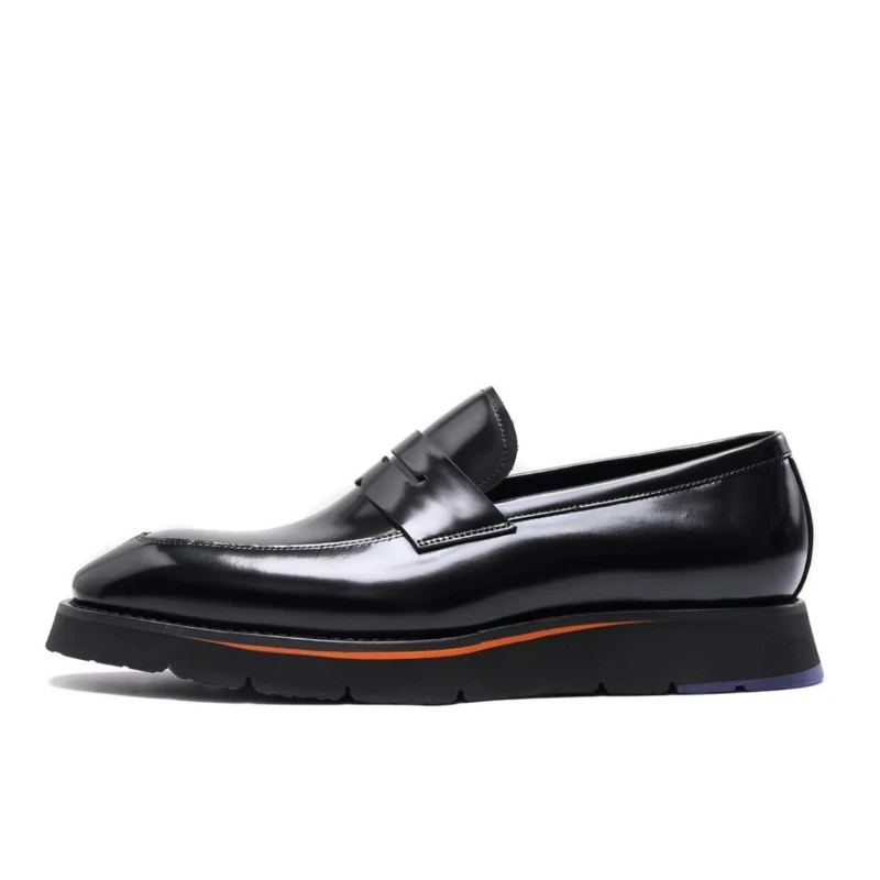 Premium Fashion Loafers Thick Sole Genuine Leather Men Casual Business Formal Shoes Slip-on Gentleman Dress Wedding Shoes
Premium Fashion Loafers Thick Sole Genuine Leather Men Casual Business Formal Shoes Slip-on Gentleman Dress Wedding Shoes
