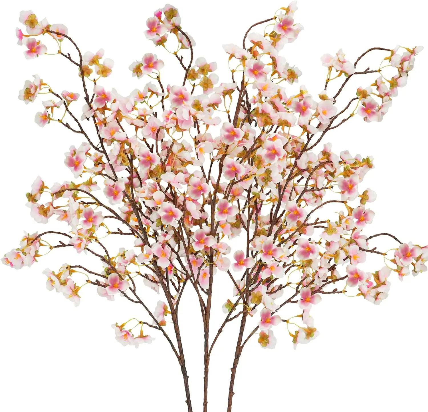 Silk Cherry Blossom Branches, 40.5in Artificial Cherry Blossom Flowers Long Stems Fake Flowers Vase Arrangements for Wed
Silk Cherry Blossom Branches, 40.5in Artificial Cherry Blossom Flowers Long Stems Fake Flowers Vase Arrangements for Wed