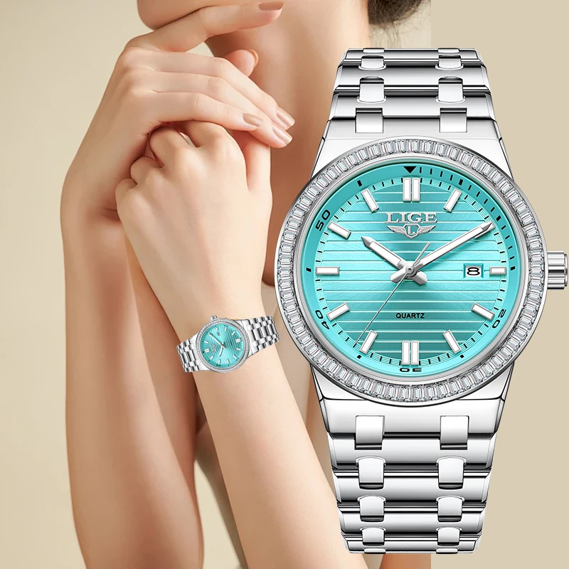 New LIGE Luxury Woman Watch Fashion Elegant Casual Watches for Women Luminous Calendar Waterproof Quartz Watches for Women Gifts
New LIGE Luxury Woman Watch Fashion Elegant Casual Watches for Women Luminous Calendar Waterproof Quartz Watches for Women Gifts