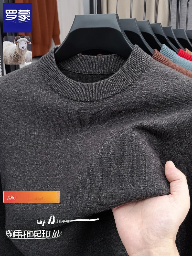 Thiened Warm Pure Color Men's Woolen Sweater Romen round Ne Camere Casual Long Sve Busin Casual Sle Winter Top
Thiened Warm Pure Color Men's Woolen Sweater Romen round Ne Camere Casual Long Sve Busin Casual Sle Winter Top