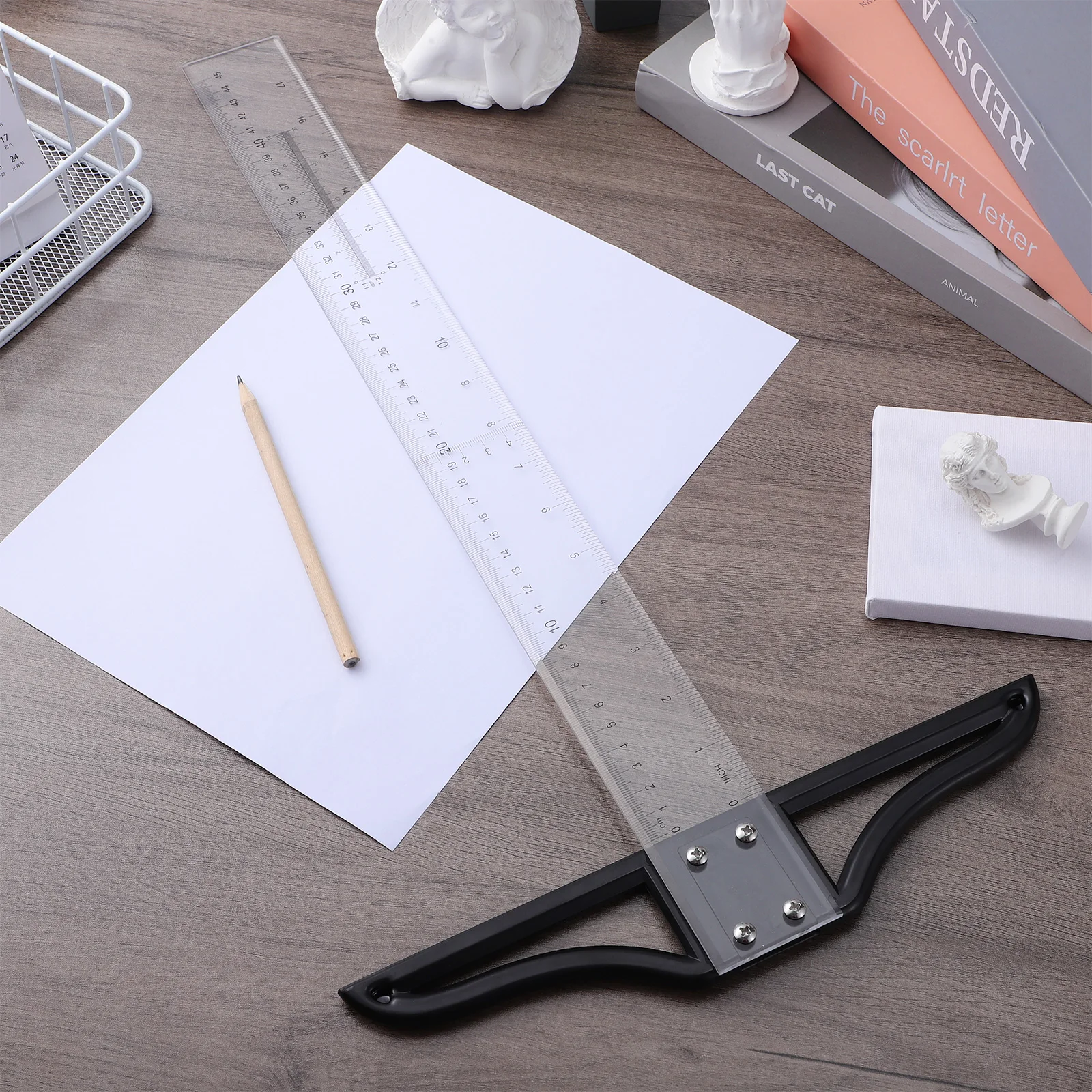 17.72inch 45cm Square T Shaped T Ruler for Drafting Drawing Engineering Woodworking Architecture Student Multi Purpose Measuring
17.72inch 45cm Square T Shaped T Ruler for Drafting Drawing Engineering Woodworking Architecture Student Multi Purpose Measuring