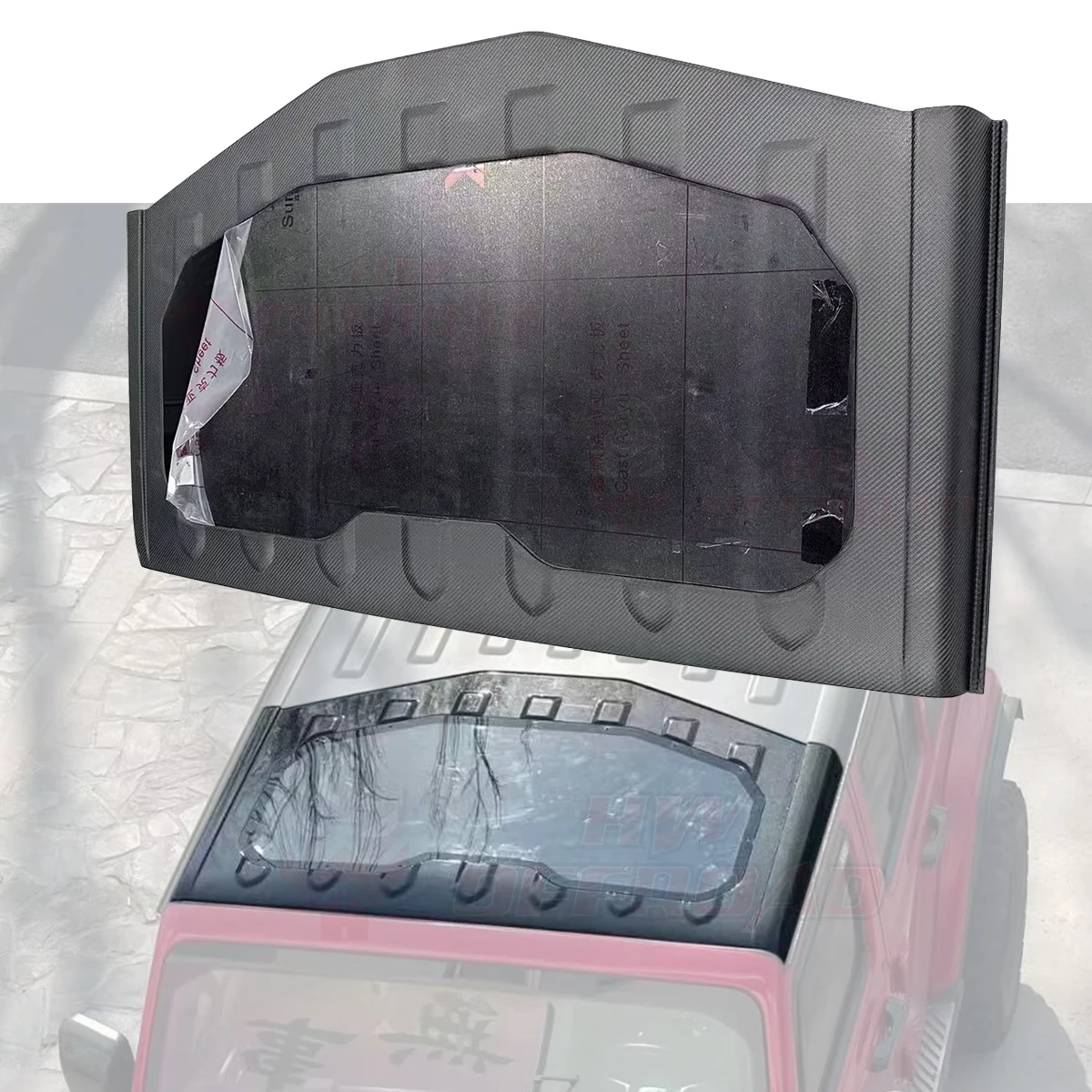 4x4 Offroad Carbon Fiber Transparent Hard Top for Jeep Wrangler JL 2018-2023 Premium Modified Body Parts Front Top Roof
4x4 Offroad Carbon Fiber Transparent Hard Top for Jeep Wrangler JL 2018-2023 Premium Modified Body Parts Front Top Roof