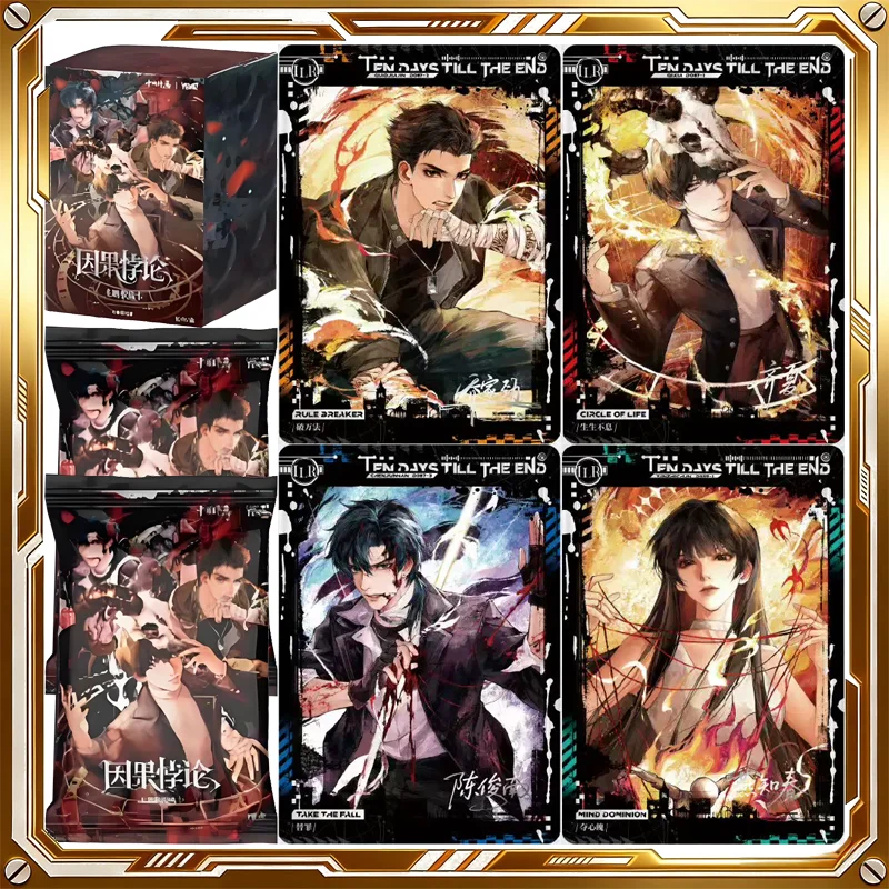 Hitcard Ten Day Ultimatum Card Causal Paradox Mystery Box Genuine Trading Cards Game Toy Holiday Birthday Gift for Man and Woman
Hitcard Ten Day Ultimatum Card Causal Paradox Mystery Box Genuine Trading Cards Game Toy Holiday Birthday Gift for Man and Woman