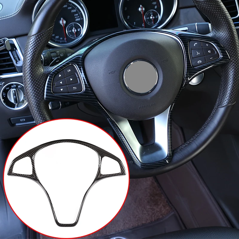 Carbon Fiber ABS Car Steering Wheel Decoration Frame Trim For Mercedes benz C E GLC CLA GLA Class W205 W213 X253 C117 X156
Carbon Fiber ABS Car Steering Wheel Decoration Frame Trim For Mercedes benz C E GLC CLA GLA Class W205 W213 X253 C117 X156