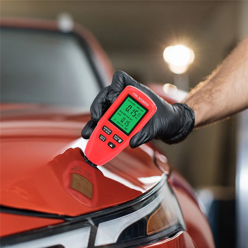 A76I HW300MINI Digital Thickness Gauge Tester Auto Car Paint Measuring Instrument Paint Layer Measuring Device Tool Red
A76I HW300MINI Digital Thickness Gauge Tester Auto Car Paint Measuring Instrument Paint Layer Measuring Device Tool Red