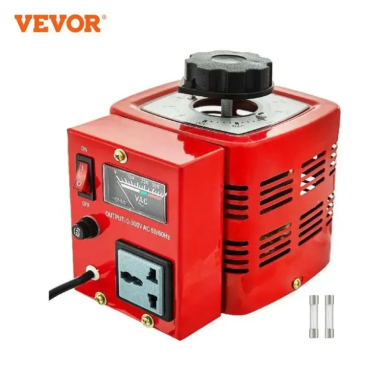 VEVOR Variable Transformer 220V AC 50 Hz Built-in Copper Coil Power Supply Adjustable Power Supply Compact Single Phase
VEVOR Variable Transformer 220V AC 50 Hz Built-in Copper Coil Power Supply Adjustable Power Supply Compact Single Phase