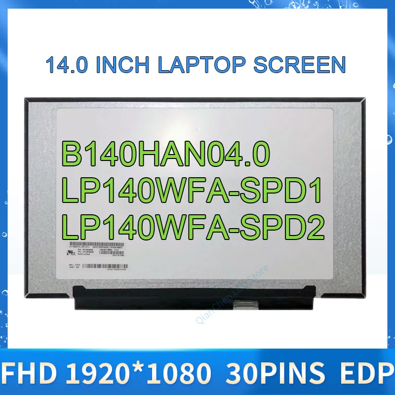 14,0 ЖК-экран для ноутбука LP140WFA-SPD1 SPD2 SPD4 B140HAN04.0 для Lenovo ThinkBook 14s 14-IML V14 G1 ideapad S540-14API 3-14 30pin
14,0 ЖК-экран для ноутбука LP140WFA-SPD1 SPD2 SPD4 B140HAN04.0 для Lenovo ThinkBook 14s 14-IML V14 G1 ideapad S540-14API 3-14 30pin