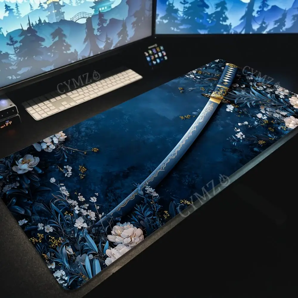 Exquisite samurai sword gaming Mouse Pad Desk Mat with Stitched Edge Non-Slip desk pad pc accessories gaming mats Office carpet
Exquisite samurai sword gaming Mouse Pad Desk Mat with Stitched Edge Non-Slip desk pad pc accessories gaming mats Office carpet