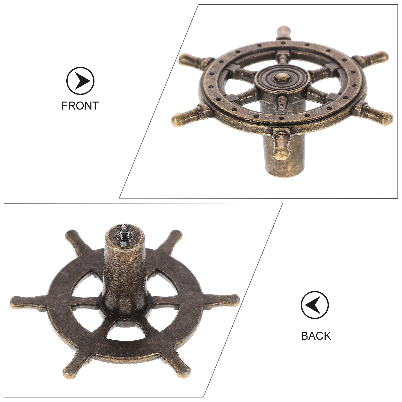 4Pcs Wheel Cabinet Knobs Drawer Handles Round Metal Pulls for Dresser Cupboard Wardrobe Furniture Easy Install
4Pcs Wheel Cabinet Knobs Drawer Handles Round Metal Pulls for Dresser Cupboard Wardrobe Furniture Easy Install