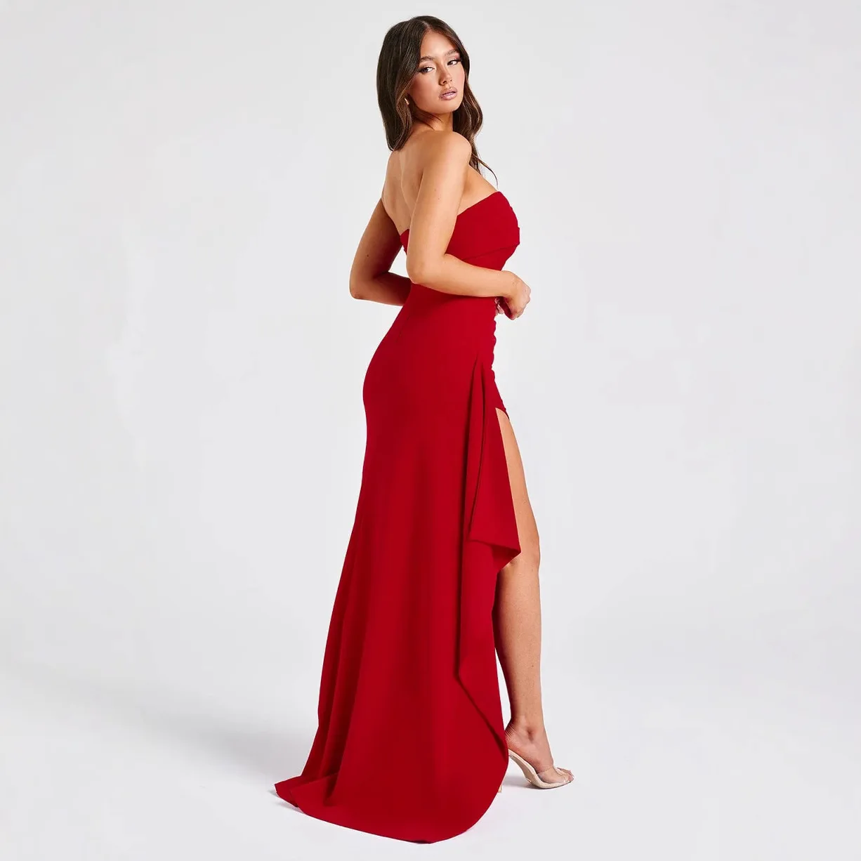 New Strapless Dress - Sexy Side Slit Bodycon, Summer Asymmetrical Hem
New Strapless Dress - Sexy Side Slit Bodycon, Summer Asymmetrical Hem