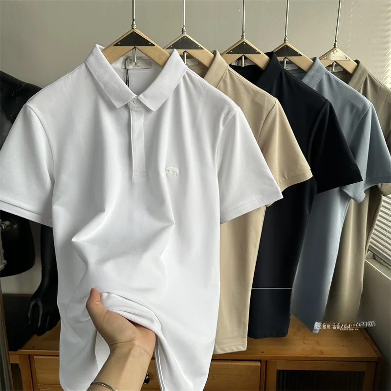 New Summer Men's ort Sve irt Embroidered Casual Faion Urban Sle Light Busin Cany ODM Product
New Summer Men's ort Sve irt Embroidered Casual Faion Urban Sle Light Busin Cany ODM Product