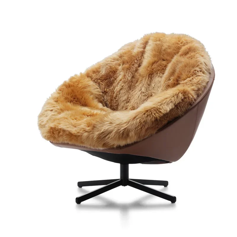 New Arrival Home Furniture Black Genuine Leather Metal Round Design Lounge Chair Luxury Hotel Family Living Room With Swivel Arm
New Arrival Home Furniture Black Genuine Leather Metal Round Design Lounge Chair Luxury Hotel Family Living Room With Swivel Arm