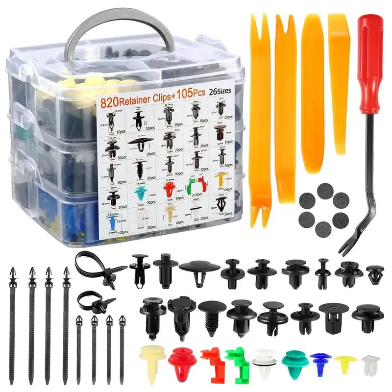 Front Bumper Clips 925pcs Auto Parts Car Parts Expansion Buckle Portable Push Pin Clips Bumper Repair Kit For Engine Hoods
Front Bumper Clips 925pcs Auto Parts Car Parts Expansion Buckle Portable Push Pin Clips Bumper Repair Kit For Engine Hoods