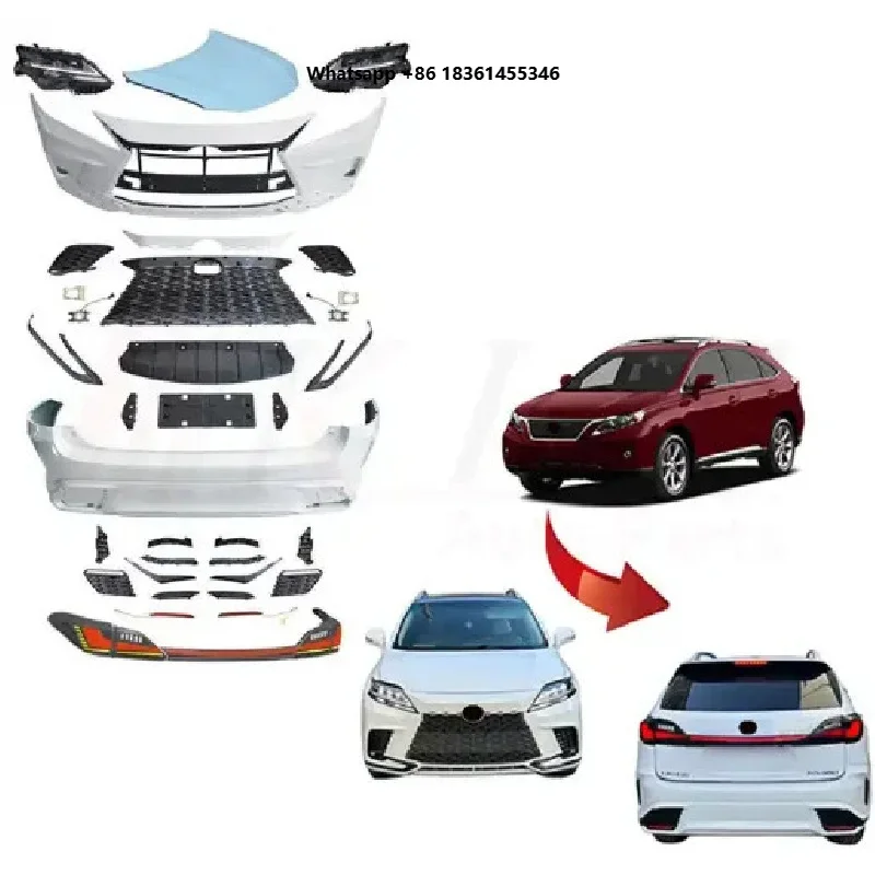 For RX 350 2009-2015 MX High Quality Upgrade Facelift Body Kit 2012 Model Update Kit 2020
For RX 350 2009-2015 MX High Quality Upgrade Facelift Body Kit 2012 Model Update Kit 2020